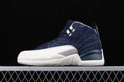 Air Jordan Retro 12 International Flight College Navy-White