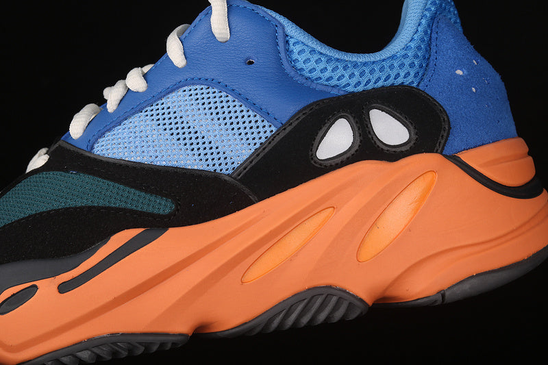 Adidas Yeezy Boost 700 Bright Blue/Core Black-Orange