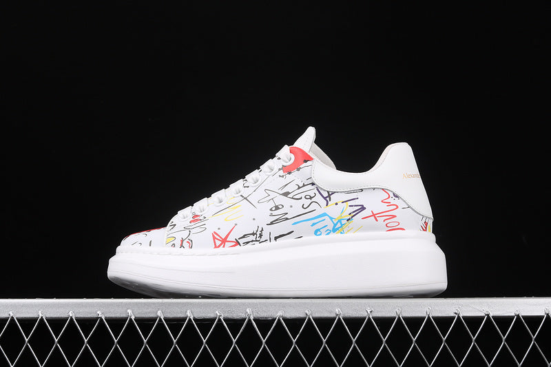 Alexander McQueen Sole White-Graffiti