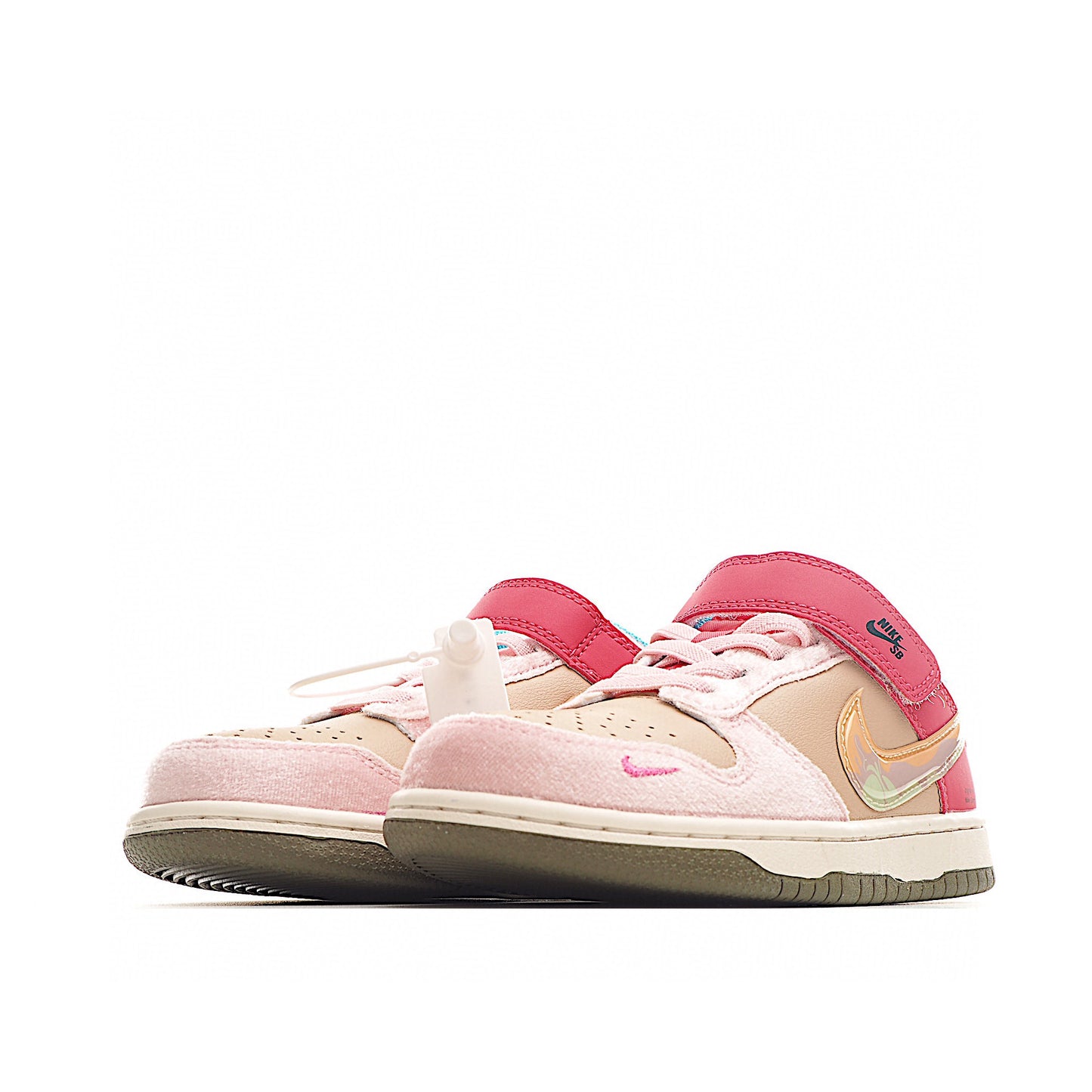 Kids Nike Dunk Low Social Status Free Lunch Strawberry Milk