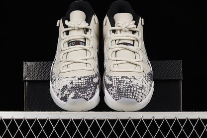 Air Jordan Retro 11 Low Snakeskin/Light Bone-White