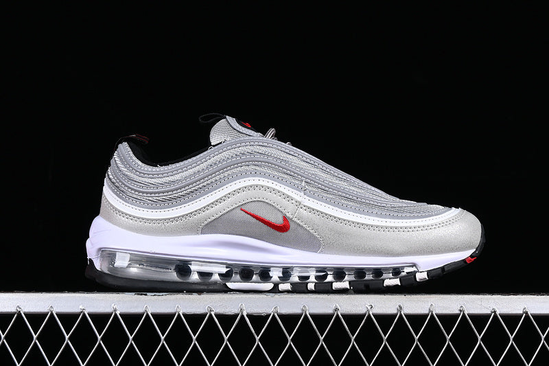 Air Max 97 OG QS Silver Bullet 2017 Metallic Silver/White-Varsity Red