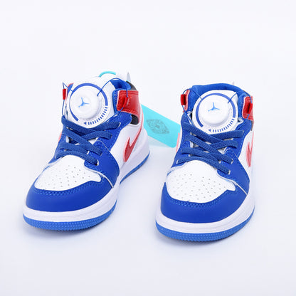 Kids Air Jordan 1 High  'White Blue Red'