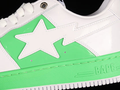 BAPE Bapesta  'White Green'