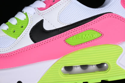 Air Max 90 White/Green/Pink-Black