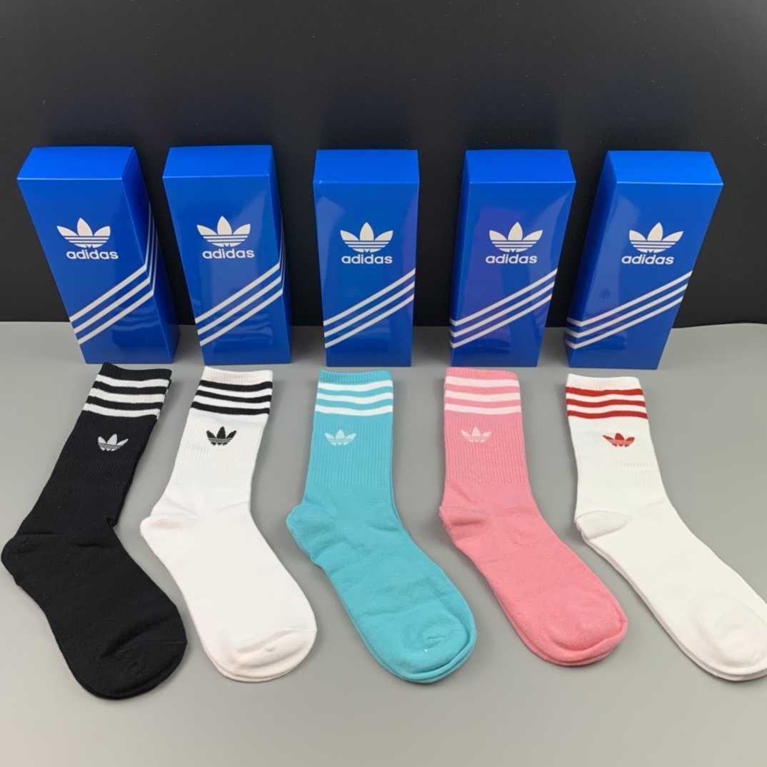 Adidas High  Socks 5 Pack