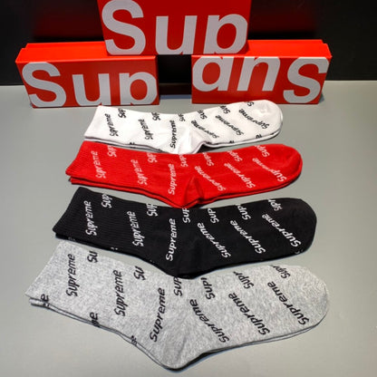 Supreme High Socks 4 Pack