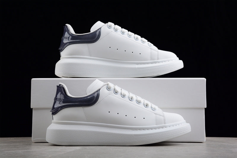 Alexander McQueen Oversized White-Gloss Grey