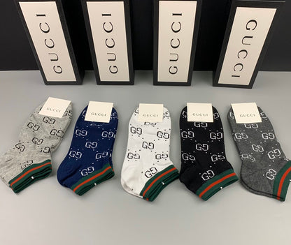 Gucci Low Socks 5 Pack