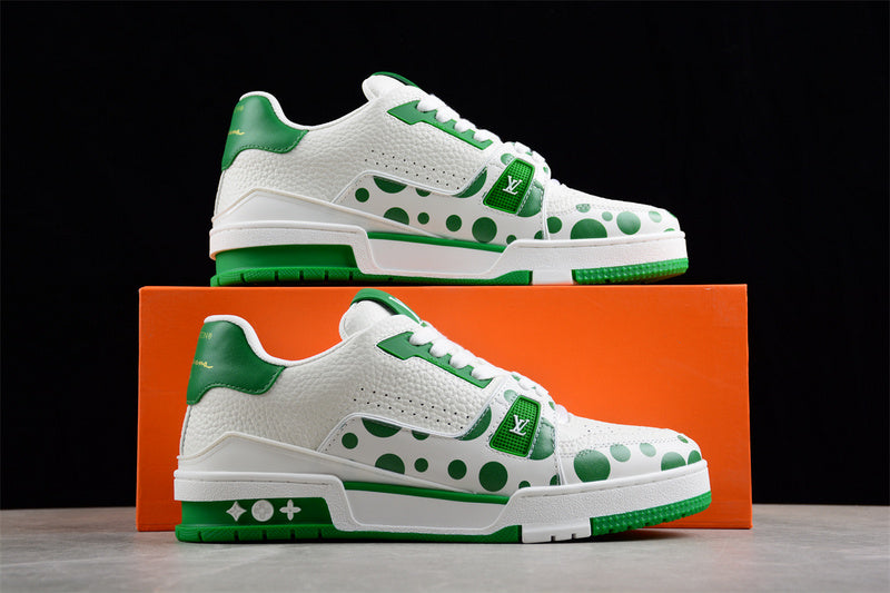 Louis Vuitton X Trainer Yayoi Kusama Green White