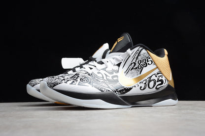 Nike Kobe 5 Potro Big Stage Parade Black/White-Gold