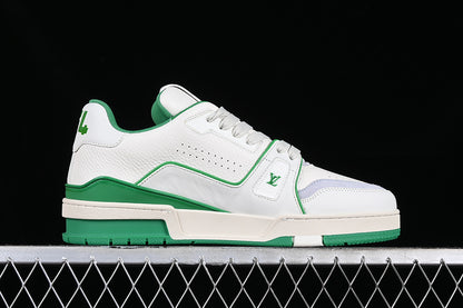 Louis Vuitton Trainer Low #54 White Green