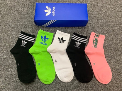 Adidas Mid Socks 5 Pack