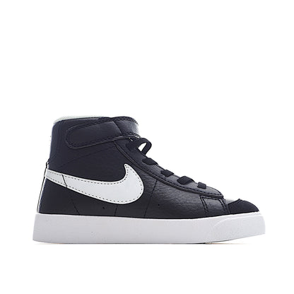 Kids Nike Blazer Mid Black White