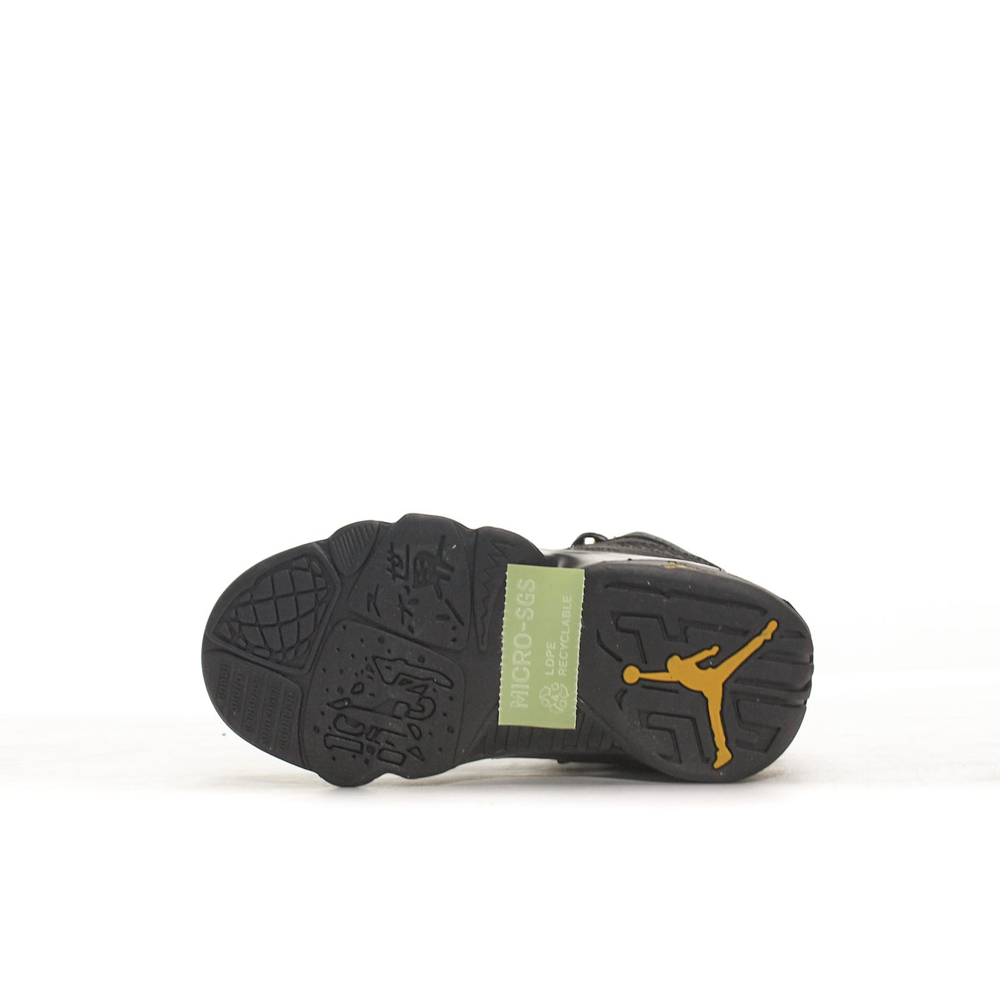 Kids Air Jordan Retro 9 'Dark Charcoal University Gold'