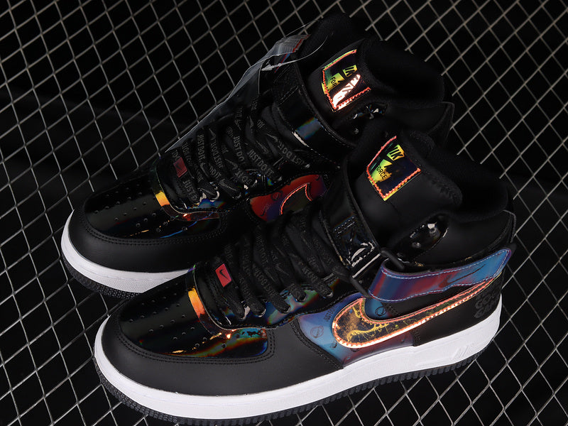 Air Force One High Have A Good Game Black/White-Multi Color