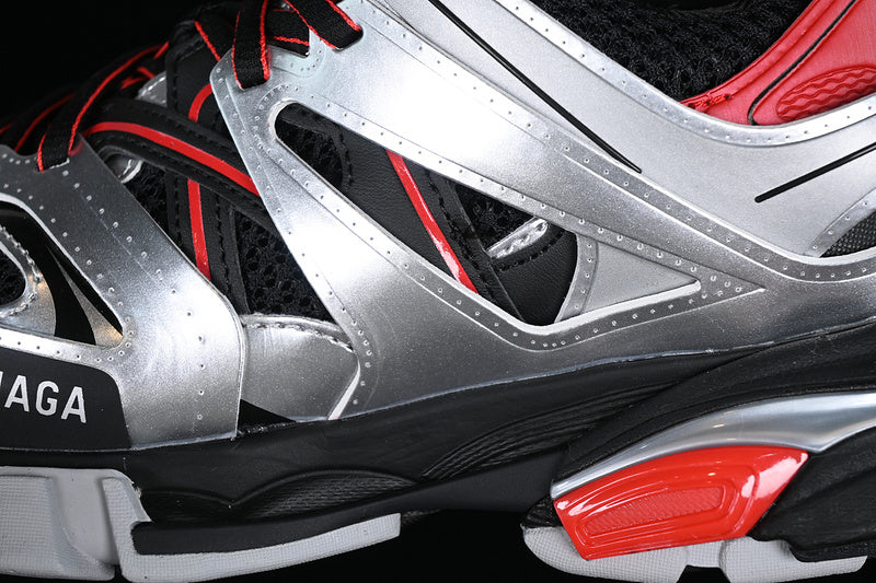 Balenciaga Track Silver/Black-Red