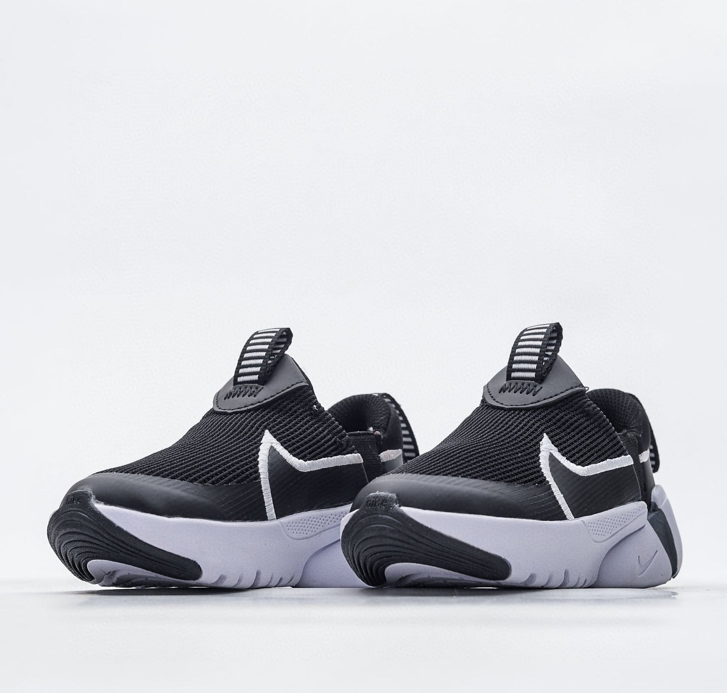 Kids Nike Flex Black White