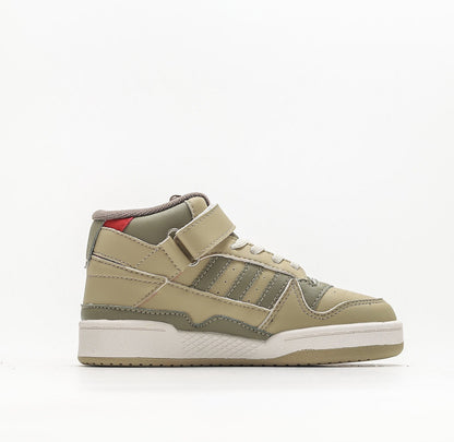 Kids Adidas Forum Mid Junior 'Beige Green'