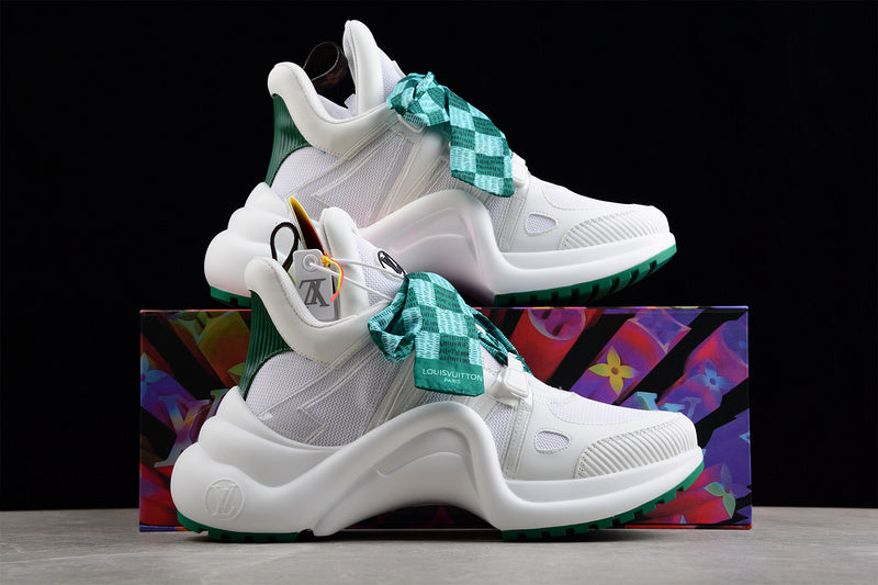 Louis Vuitton Archlight Trainer White Green 'Special Edition'