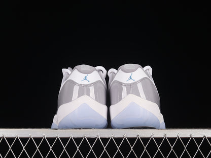 Air Jordan Retro 11 Low Cement Grey/White/Black-Blue