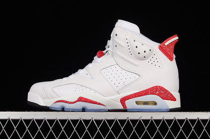 Air Jordan Retro 6 White-Red