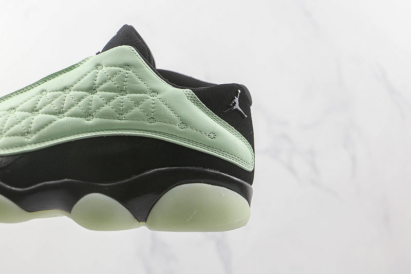 Air Jordan Retro 13 Low Singles Day Green-Black