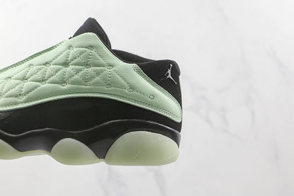 Air Jordan Retro 13 Low Singles Day Green-Black