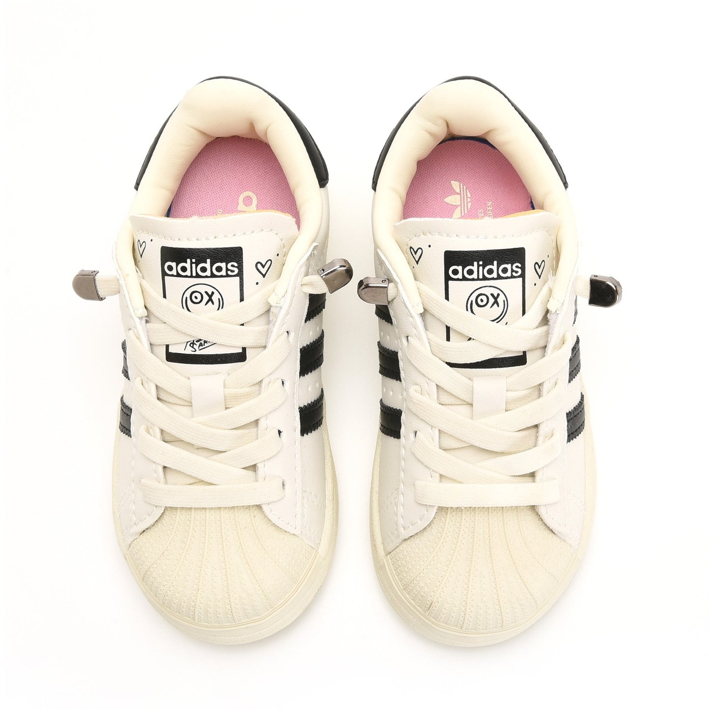 Kids Adidas Superstar X Andre Saraiva Cream White Core Black