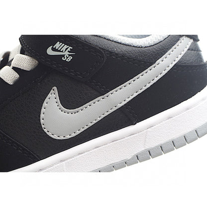 Kids Nike Dunk Low Black White-Grey