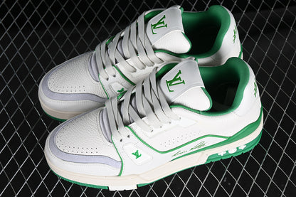 Louis Vuitton Trainer Low #54 White Green