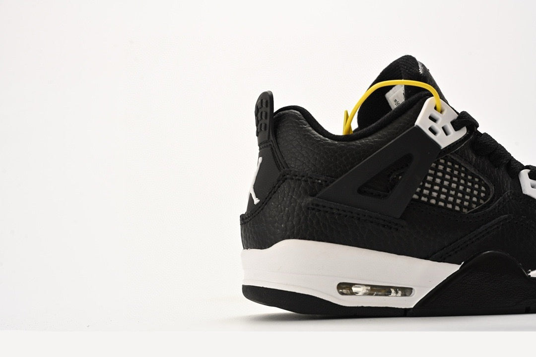 Kids Air Jordan Retro 4 'Black Canvas'