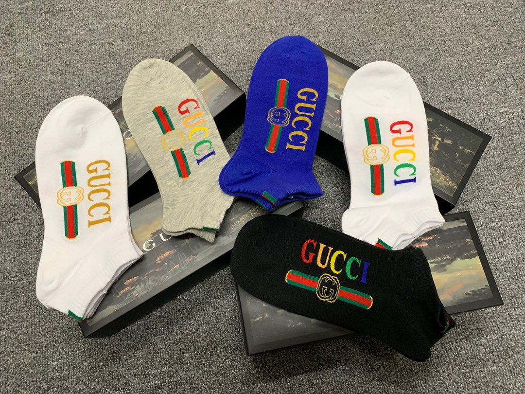 Gucci Low Socks 5 Pack