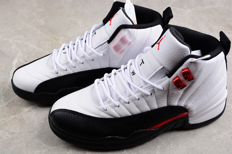 Air Jordan Retro 12 Red Taxi White-Black