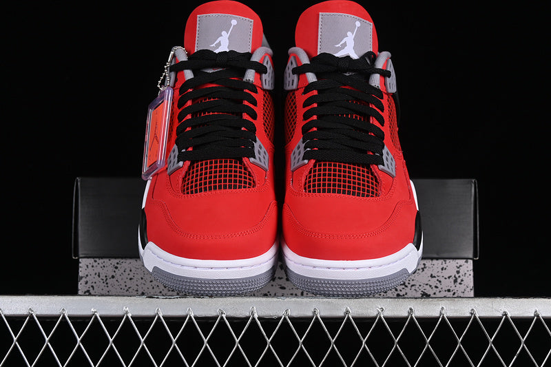 Air Jordan Retro 4 Toro Bravo Fire Red/White-Black