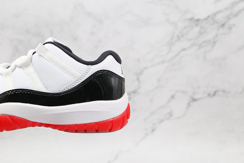 Air Jordan Retro 11 Low White/Black-True Red