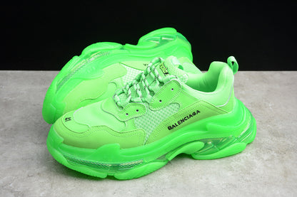 Balenciaga Triple S Neon Green Clear Sole