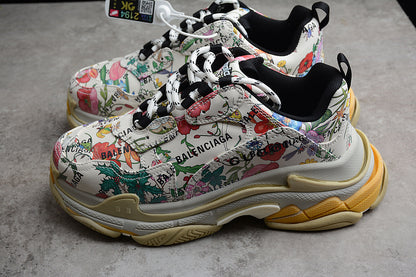 Balenciaga Triple S X Gucci 'The Hacker Project' Flora Print