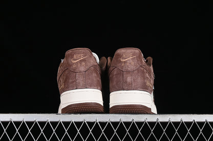 Air Force One Low X Louis Vuitton White-Brown