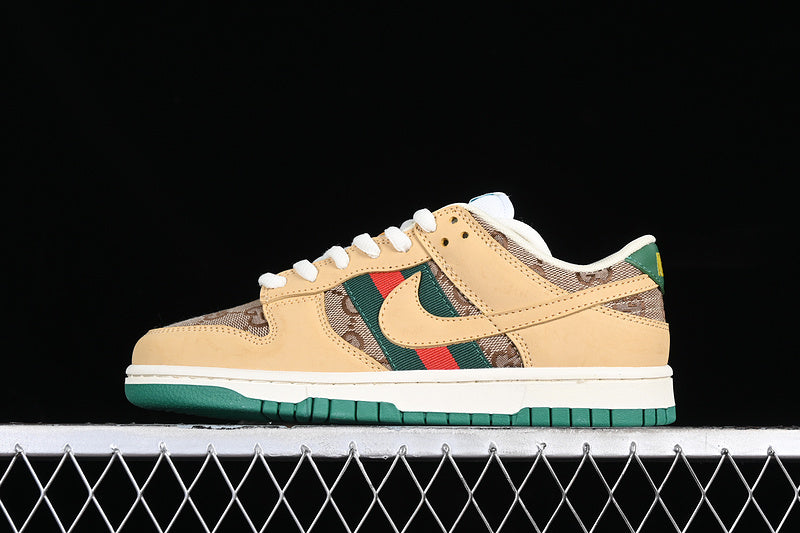 Sb Dunk X Gucci Brown/Green-Red