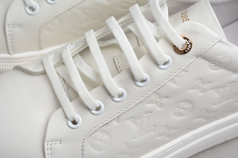 Louis Vuitton Time Monogram Leather White