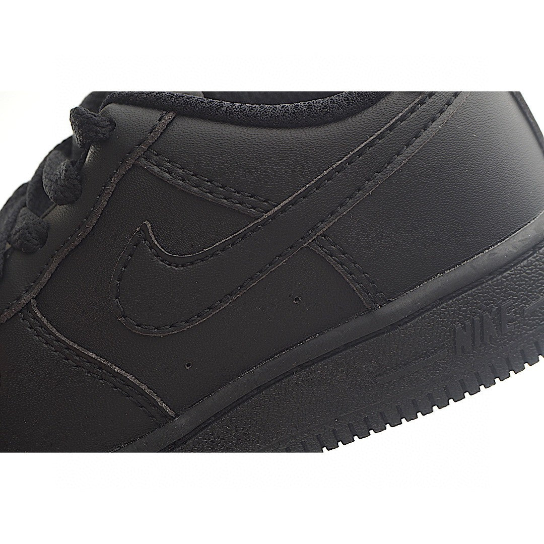 Kids Nike Air Force One Black