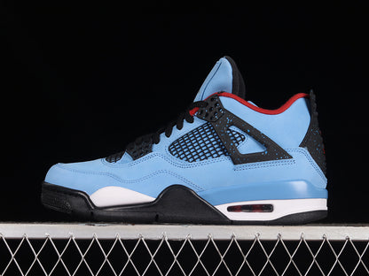 Air Jordan Retro 4 X Travis Scott Jack Cactus University Blue