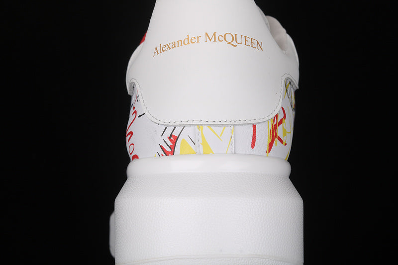 Alexander McQueen Sole White-Graffiti