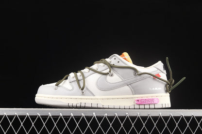 SB Dunk X Off White Lot 22 Of 50 Sail/Neutral Grey