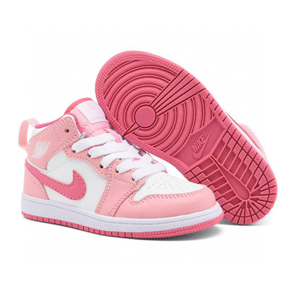 Kids Air Jordan 1 High  'White Light Pink'