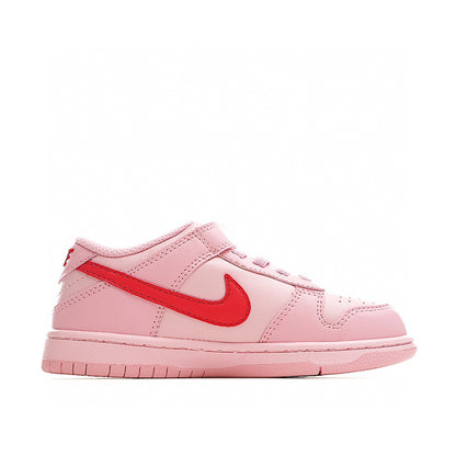 Kids Nike Dunk Low Triple Pink Red