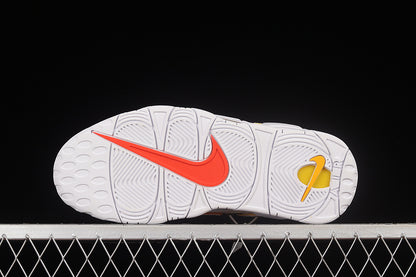 Air More Uptempo 96 QS White/Brown-Yellow Red