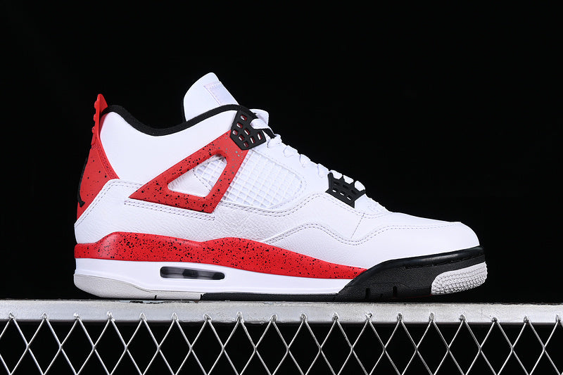 Air Jordan Retro 4 Red Cement White-Black