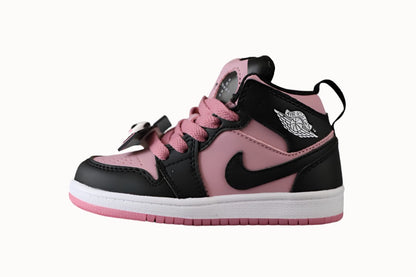 Kids Air Jordan 1 High  'Panda Black Pink'